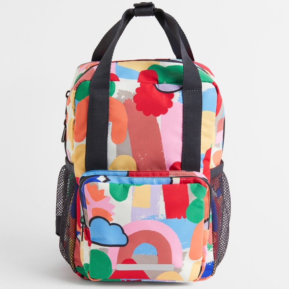 Patterned backpack